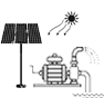 Solar water pump